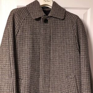 H&M houndstooth topcoat.SizeM Great.
